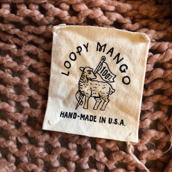 loopy mango soft pink used sweater boheme goods - Picture 6 of 6